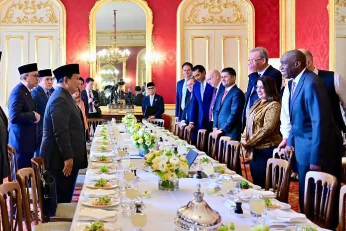 Presiden Prabowo Hadiri Forum Bisnis dan Investasi serta Jamuan Santap Siang di Lancaster House