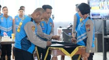 Pelaksanaan Pakta Integritas dan Pengambilan Sumpah Warnai Penerimaan Terpadu Calon Anggota Polri TA 2026