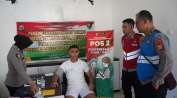 Polda Papua Barat Gelar Rikes, 57 Catar Akpol Ikuti Pemeriksaan Kesehatan