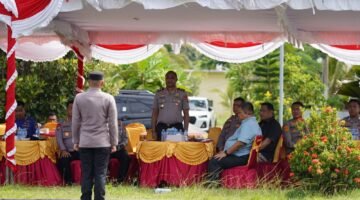 Simulasi Latihan Sispamkota  Antisipasi Penanganan Unjuk Rasa  di Wilayah Hukum Polda Papua Barat