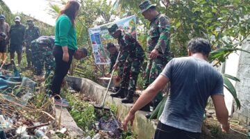 TNI Hadir Untuk Alam dan Masa Depan, Kodim 1310/Bitung Gelar Kerja Bakti Gerakan Indonesia ASRI